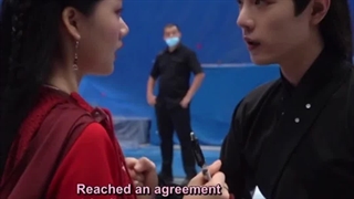 پشت صحنه ی کوتاه از سریال چینی عهد ابدی با بازی شیائوجان