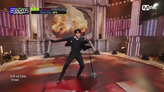 اجرای جونگکوک با آهنگ standing next to you  در Mnet