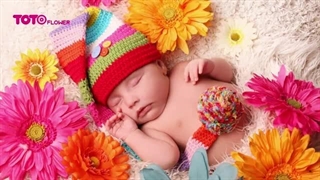 گل برای تبریک تولد نوزاد پسر یا دختر مناسب Flowers for the birthday of a suitable boy or girl