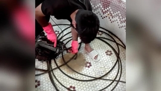 لوله بازکنی باغ فیض زیر نظر اتحادیه 09191404900☎️