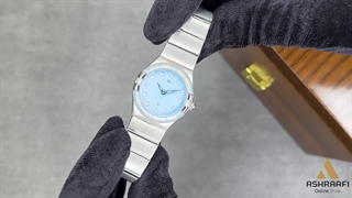ساعت امگا صفحه آبی Omega Constellation DSB1