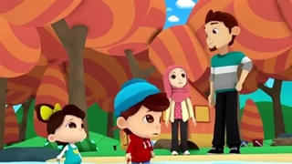 انیمیشن آموزش انگلیسی برای کودکان بصورت شعر عمر و هانا این قسمت Prayer - Perform Salah