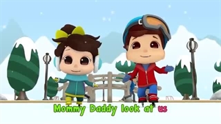 انیمیشن آموزش انگلیسی برای کودکان بصورت شعر عمر و هانا این قسمت never give up