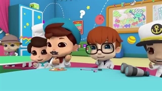 انیمیشن آموزش انگلیسی برای کودکان بصورت شعر عمر و هانا این قسمت Dads Magical Dish