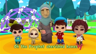 انیمیشن آموزش انگلیسی برای کودکان بصورت شعر عمر و هانا این قسمت The Prophet's My Hero  Omar, Hana & Zaky