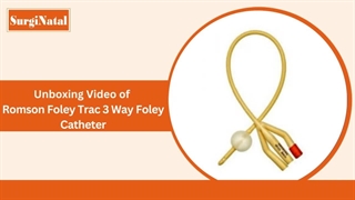 Buy Romson Foley Trac 3 Way Foley Catheter - Surginatal