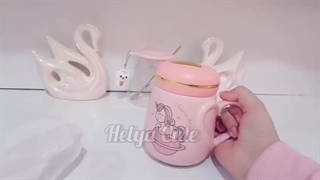 آنباکس ماگ در دار وآینه دار