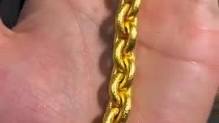 زنجیر طلا رو اینطوری می سازند