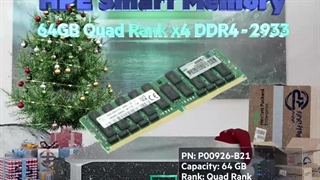 رم سرور HPE 64GB Quad Rank x4 DDR4-2933 LR Smart Memory Kit با پارت نامبر P00926-B21