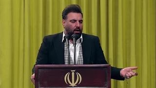 مولودی خوانی آقای امیر کرمانشاهی به مناسبت میلاد حضرت زهرا(س) محضر رهبر انقلاب 1402