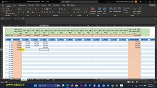 حسابداری مدیریت ساختمان | اکسل