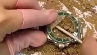 ♦️تصاویری جالب از مراحل بازسازی ساعت رولکس دنبال=دنبال