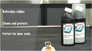 محافظ و براق کننده سطوح لاستیکی سوناکس Sonax GummiPfleger