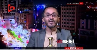 14021024: دفاع جانانه روزنامه‌نگار یمنی از مردم فلسطین و قدرت‌نمایی یمنی‌ها در پخش زنده شبکه بی‌بی‌سی