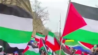 زمینه سازان ظهور - پاریس - اتحاد پرچم کشورهای اسلامی در حمایت از فلسطین - طوفان الاقصی