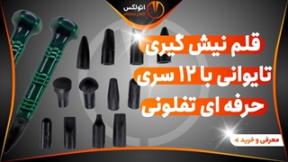 قلم نیش گیری تایوانی با 12 سری صافکاری بدون رنگ/معرفی+خرید/(اتولکس)