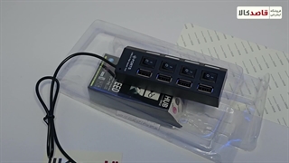 هاب 4 پورت USB 2.0 پورتز مدل HI-SPEED