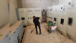 سرویس نظافت جاروکشی تجهیزات آچارکشی گردگیری شستشوی ترانس ترانسفورماتور خشک روغنی رزینی تابلو LV 20KV  MV فشار قوی ضعیف پست برق