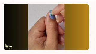 طراحی ناخن در خانه با چند نقطه