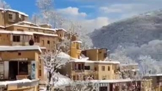 ماسوله زیبا در برف