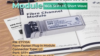 ماژول فیبر نوری HPE 16Gb SFP+ Short Wave 1-pack Commercial Transceiver با پارت نامبر E7Y10A