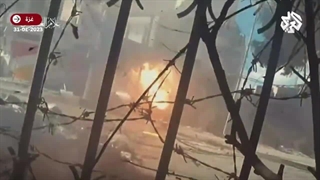 14021111: نبرد رزمندگان فلسطینی با زرهی دشمن اسرائیلی در محله تل الهوى غرب غزة