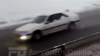 وقوع تصادف زنجیرهای در جاده مشهد به تربتحیدریه