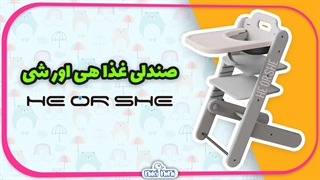خرید اینترنتی صندلی غذاخوری کودک هی اور شی | He or She