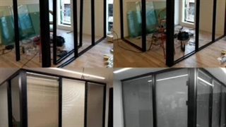 پارتیشن دوجداره پرده خور