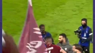 نمایی از درگیری شدید مهدی طارمی با قطری‌ها در پایان بازی