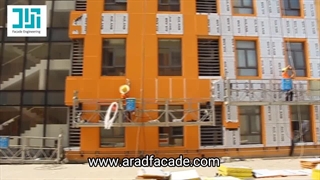اجرای نمای آلومینیوم کامپوزیت - شرکت نمای آراد