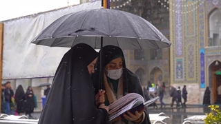 جشن آسمان و زمین برای ولادت امام عصر (عج) در حرم مطهر رضوی