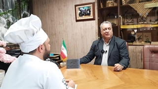 مصاحبه با جناب احمدیان- ریاست محترم اتحادیه طباخان تهران