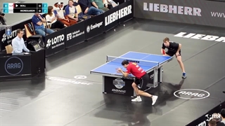 مسابقه زیبای تنیس روی میز مورگارد و تیمو بل کاپ آلمان 2023