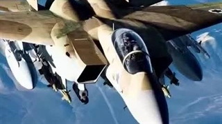 ویدئویی از حرکت یک فروند B2 ،دو فروند B52   و همچنین اسکورت دو فروند F15