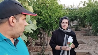 استفاده خانم نگار شمس از سم کرم گلوگاه بادرام تاج در شیراز : مخترع shervin tagha