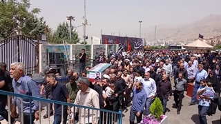 تشییع شهید محمد معین نظری - شهرک شهید محلاتی