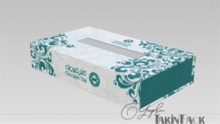طراحی هاردباکس دستمال کاغذی